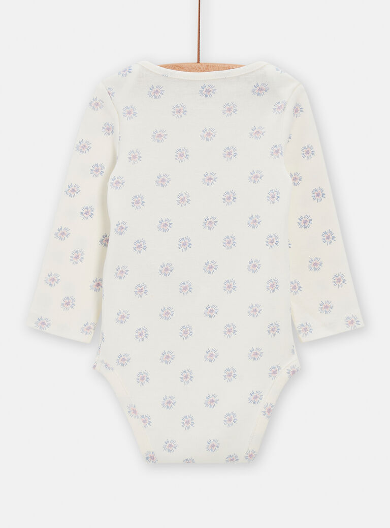 Lot de 2 body manches longues imprimés pour bébé fille