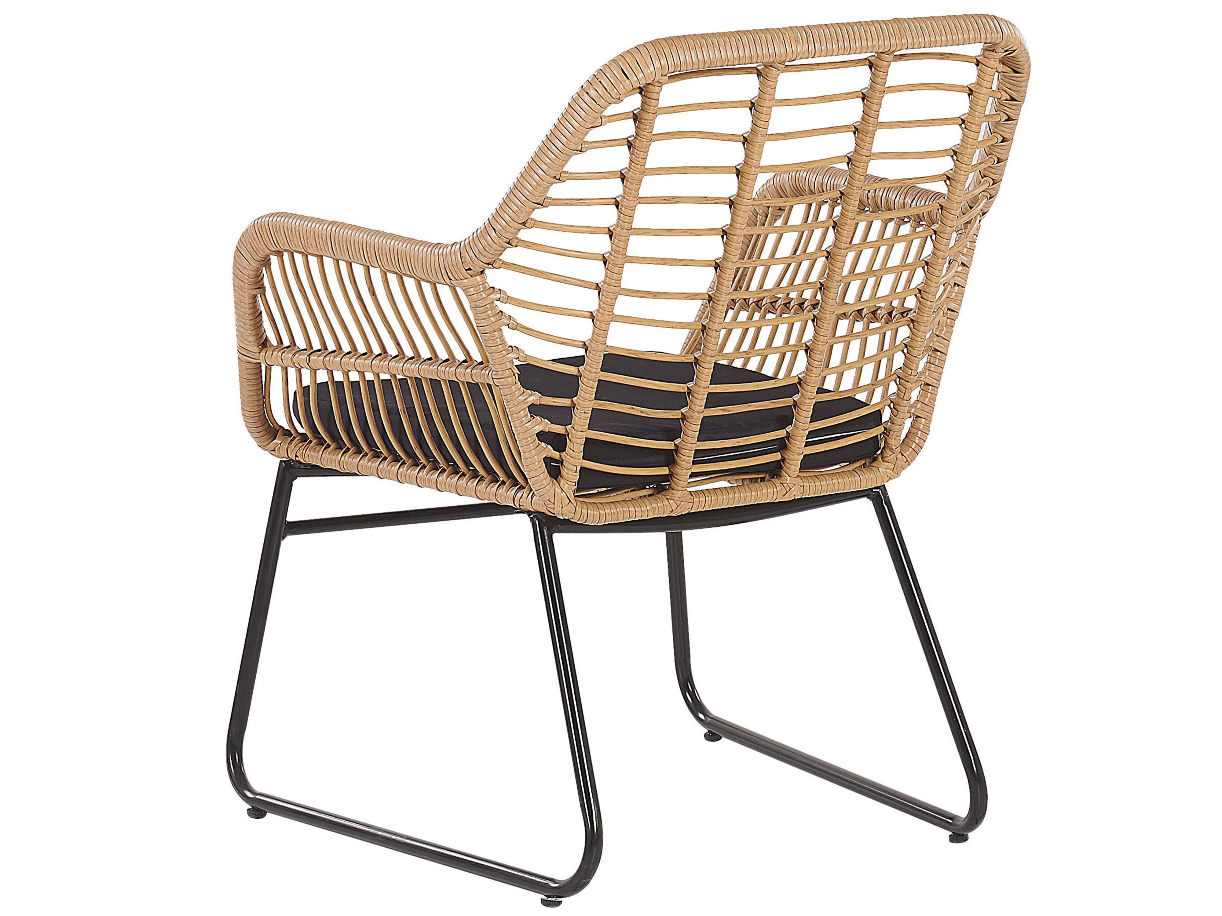 Loungeset met tafel 4-zits MINORI PE rotan Beige