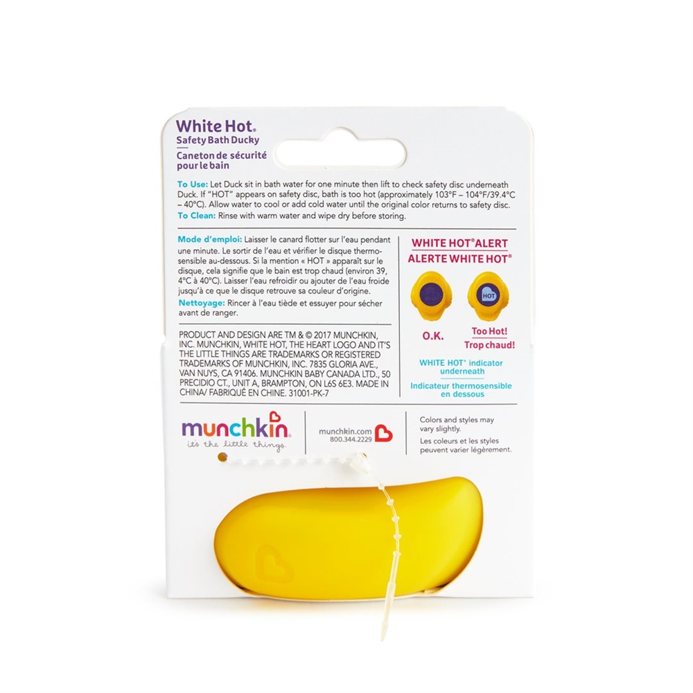 MUNCHKIN White Hot Badeente<br>1 Stück, mit Wärme-Anzeige