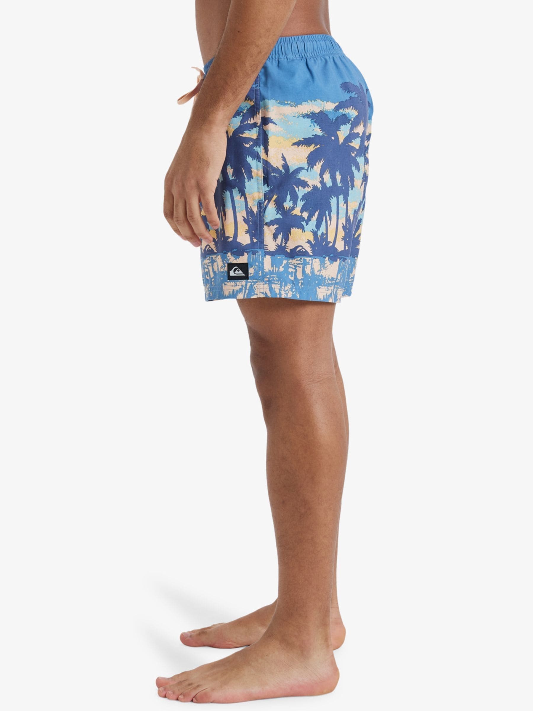 Quiksilver Everyday Straight Volley 15 Zwembroek met tropische print