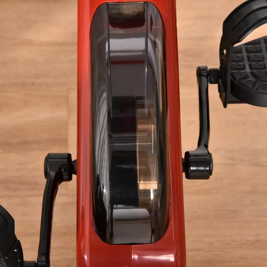HOMCOM Fahrradtrainer mit Magnetwiderstand rotweiß