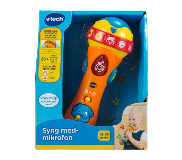 Vtech Baby Syng med mikrofon DK