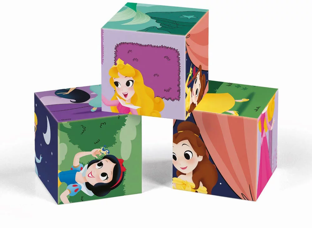 DISNEY PRINCESS - PUZZLE 12 CUBES