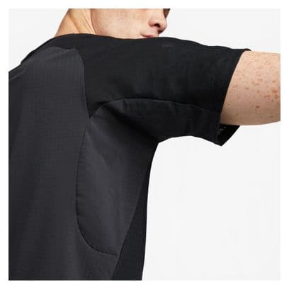 Maillot manches courtes Nike Trail Solar Chase Noir Homme