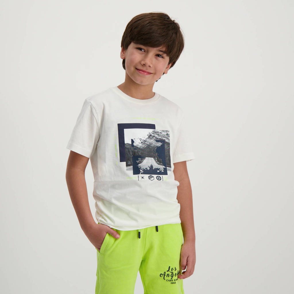 Cars T-shirt GRAMMY met printopdruk wit
