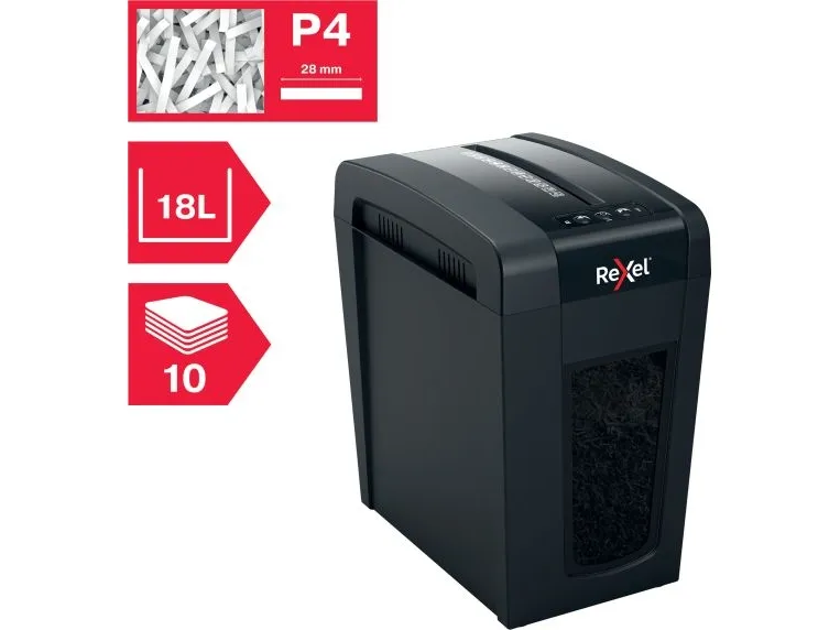 Makulator Rexel Secure X10-SL krydsmakulering 4x40 mm (P-4)