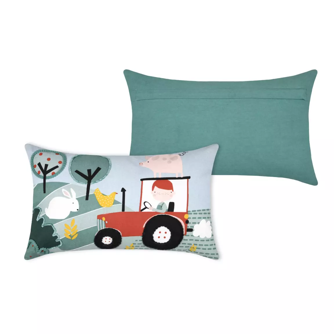 Coussin rectangulaire enfant (30 x 50 cm) Tom Multicolore