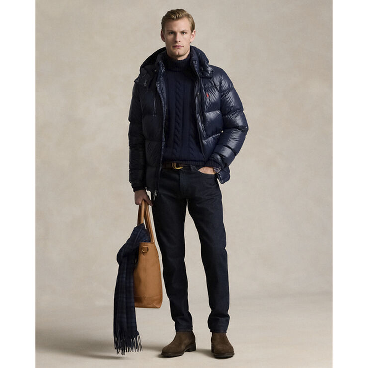 Polo Ralph Lauren RECYCLED NYLON-EL CAP JACKET Collection navy glossy