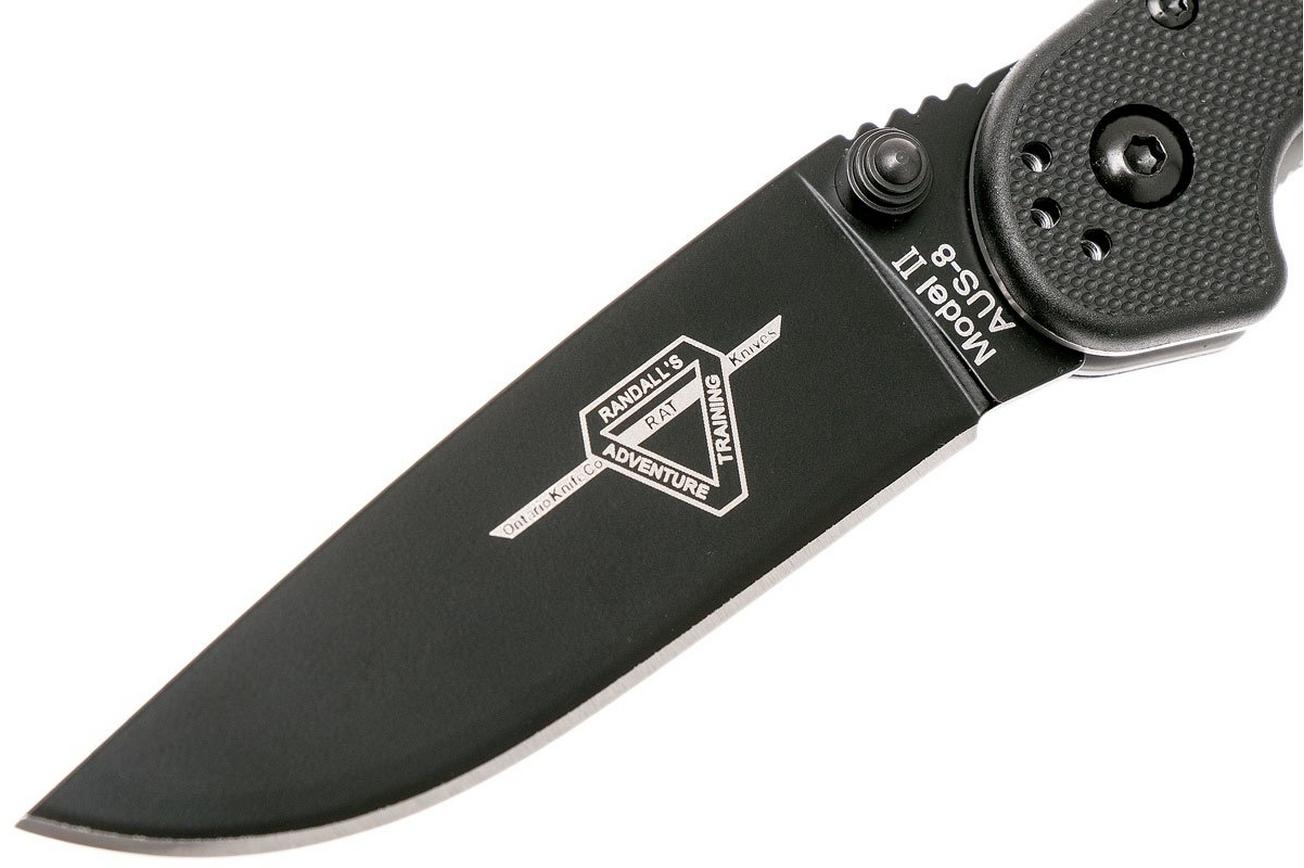Ontario RAT-2 BP plain edge zwart, 8861