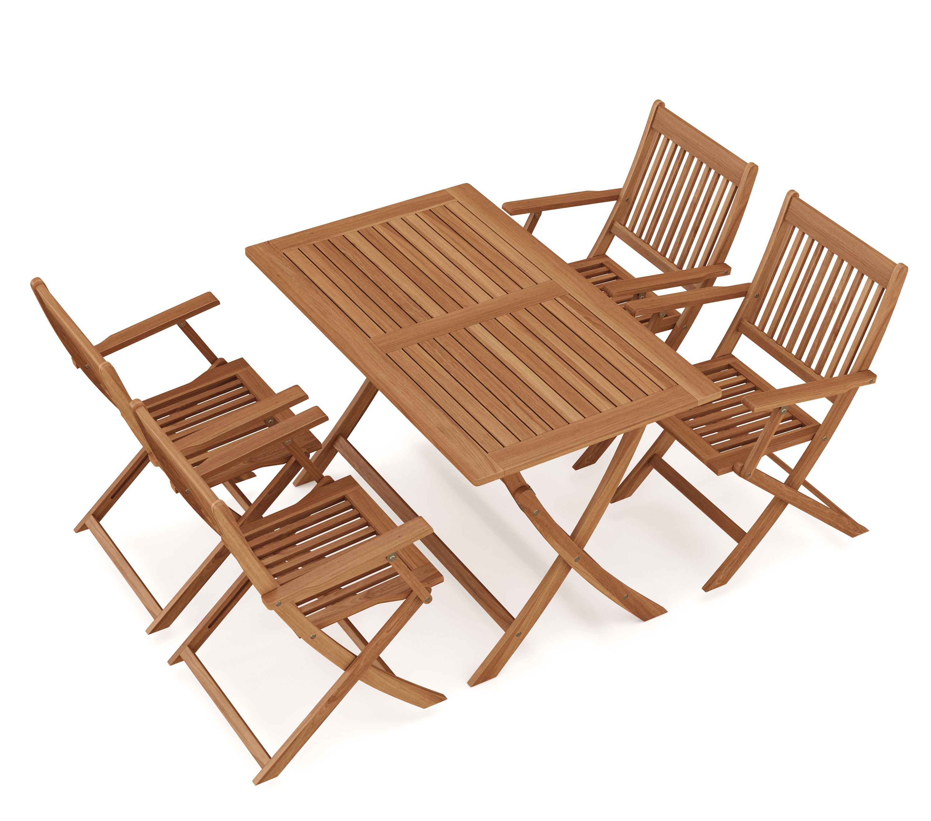 Gartenmöbel Set Holz AVEIRO 5-teilig