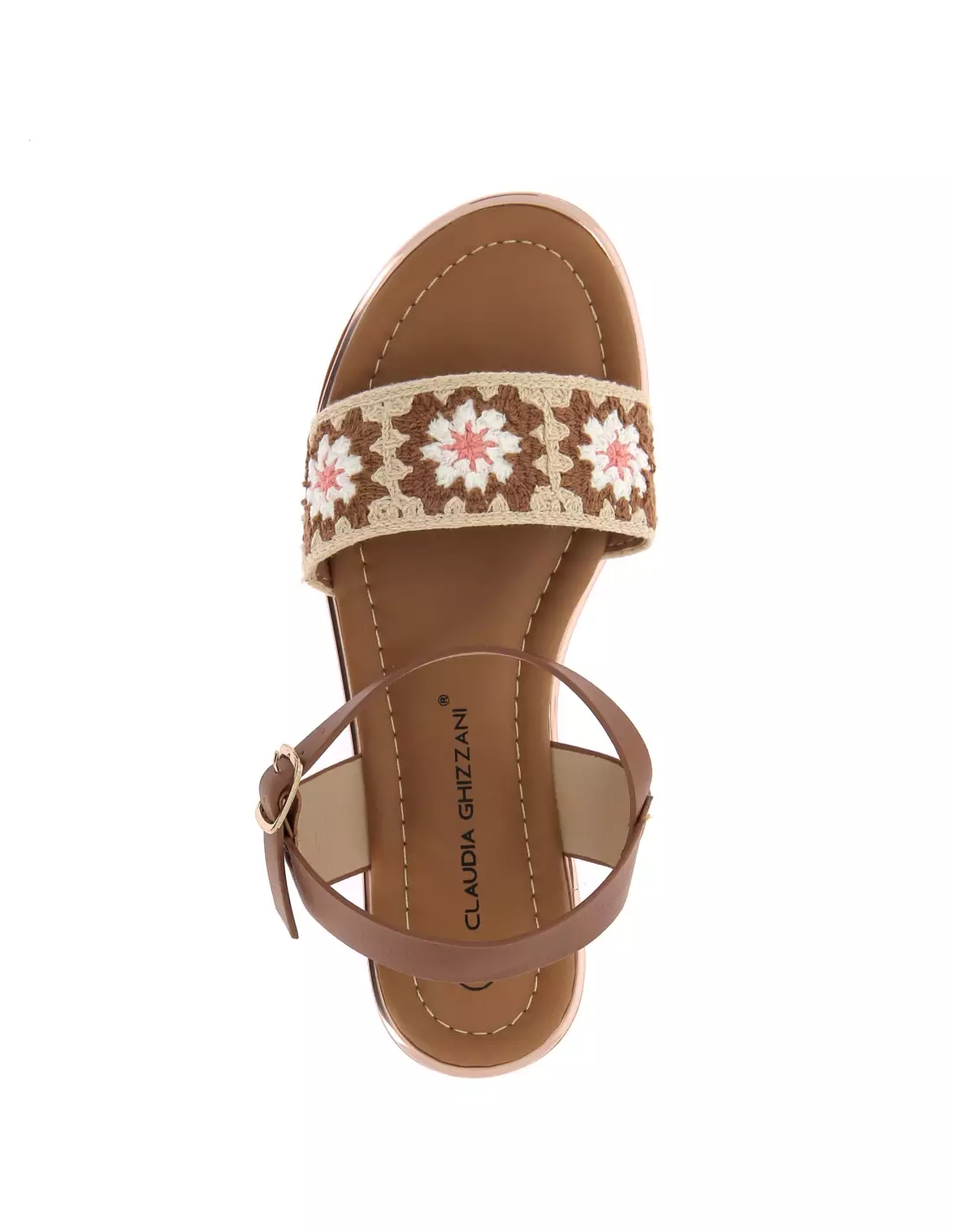 CLAUDIA GHIZZANI 2WJ1320903 - Sandales & nu-pieds Camel