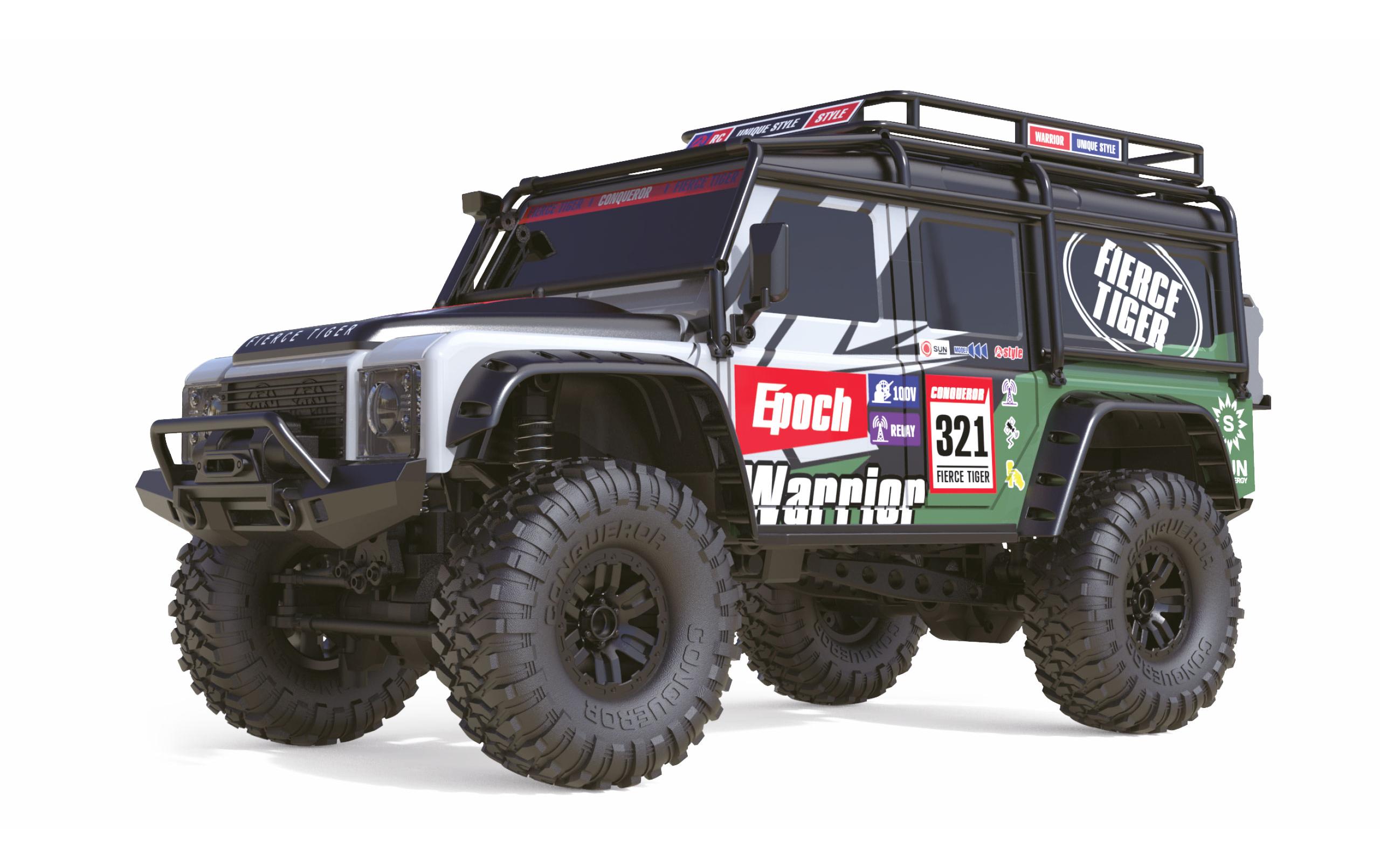 Scale Crawler Dirt Climbing SUV, Fierce Tiger RTR, 1:10<br>Geländegängiger 4x4 SUV für Einsteiger