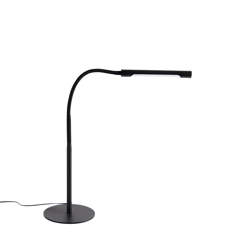 Design tafellamp zwart incl. LED met touch dimmer - Palka