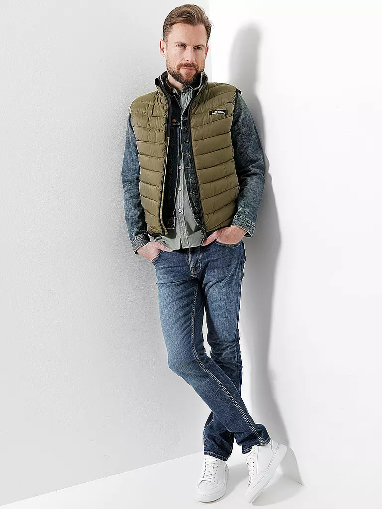 NUDIE JEANS Jeans Slim Fit Grim Tim blau