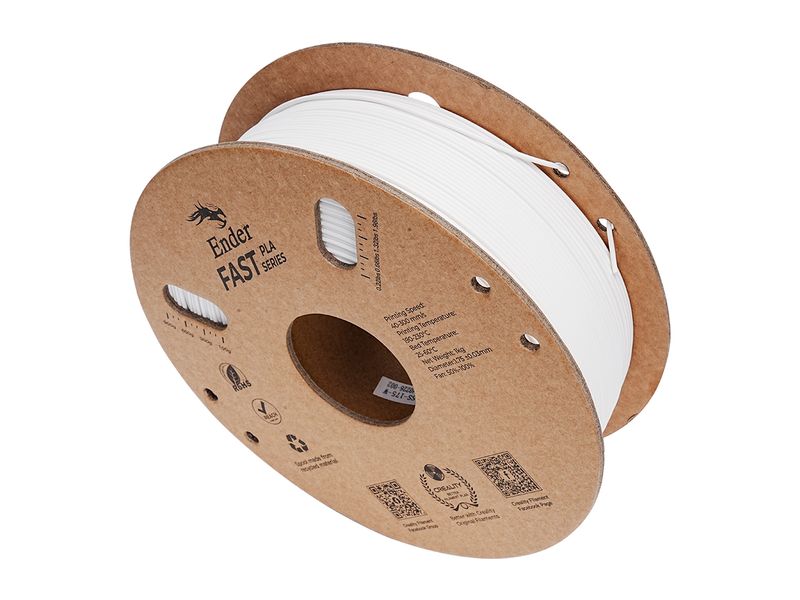 Creality Filament PLA Fast Weiss 1.75 mm Filament für 3D-Drucker