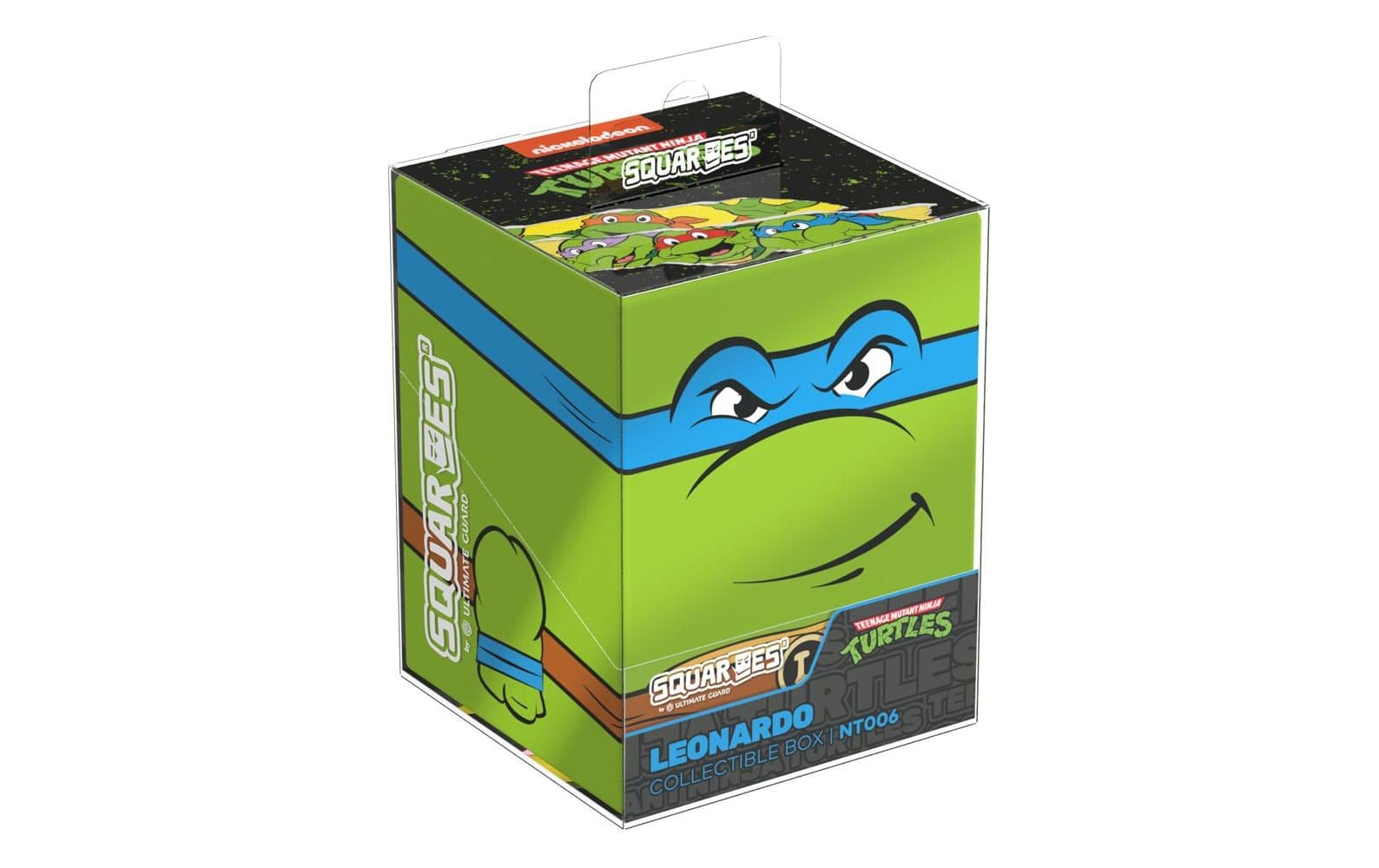 Kartenbox Squaroe TMNT 006 LeonardoZur Aufbewahrung von Sammelkarten in Standardgrösse