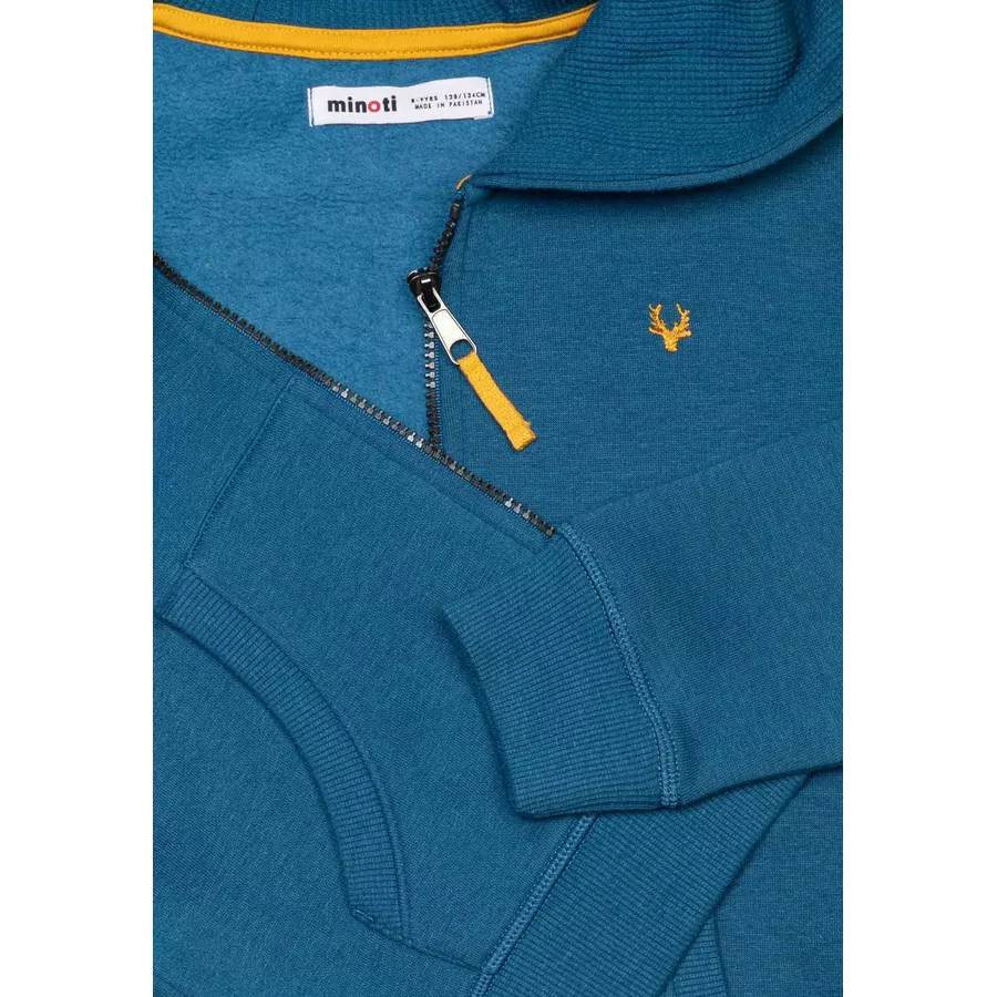 MINOTI Sweatjacke Blau