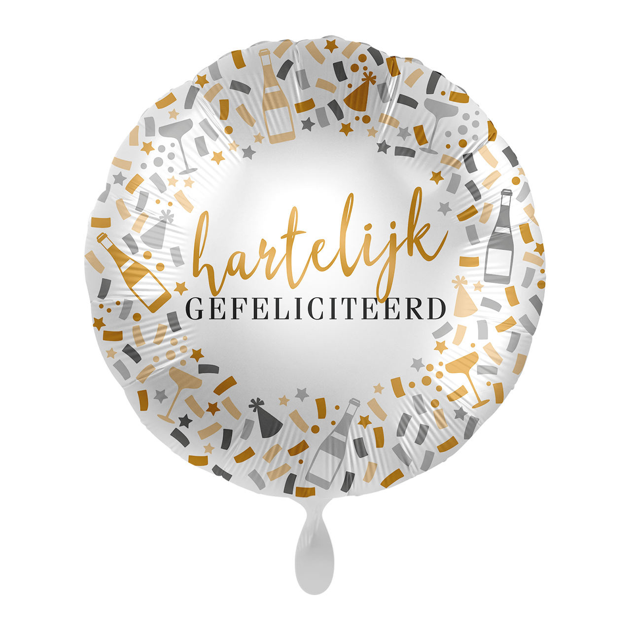 Helium Ballon Hartelijk Gefeliciteerd