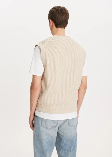 Vest mouwloos zand (ZND.L)