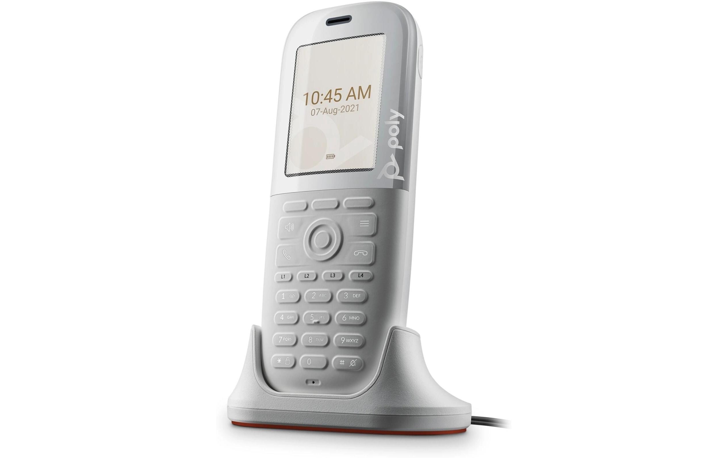 Mobilteil Poly Rove 40 DECT<br>Antimikrobiell geschütztes DECT Mobilteil