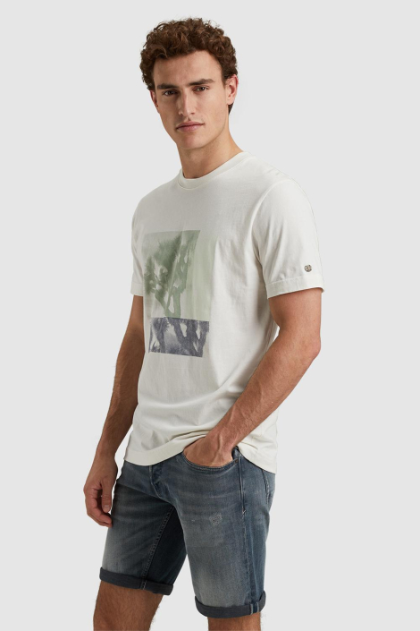 Cast Iron beige heren t-shirt