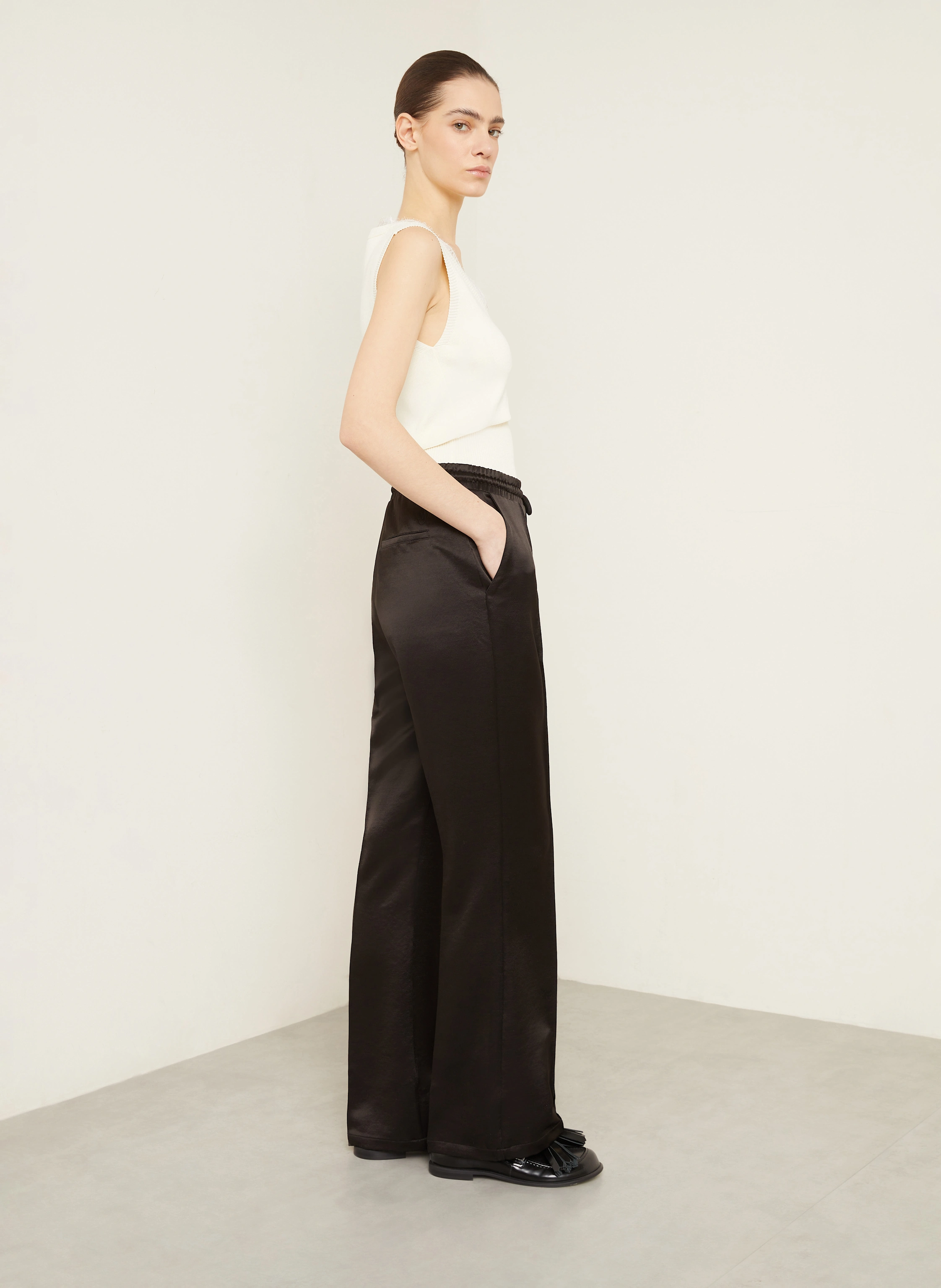 JW ANDERSON Marlenehose aus Satin