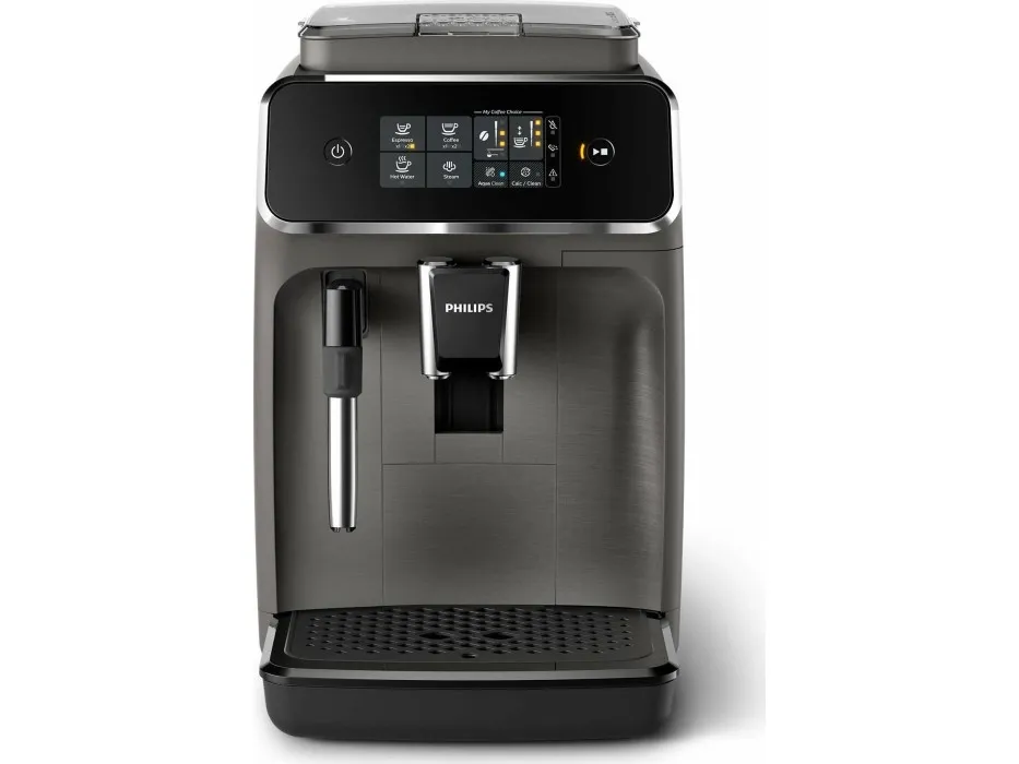 Philips Series 2200 EP2224 - Automatisk kaffemaskine med mælkeskummer - 15 bar - kashmirgrå