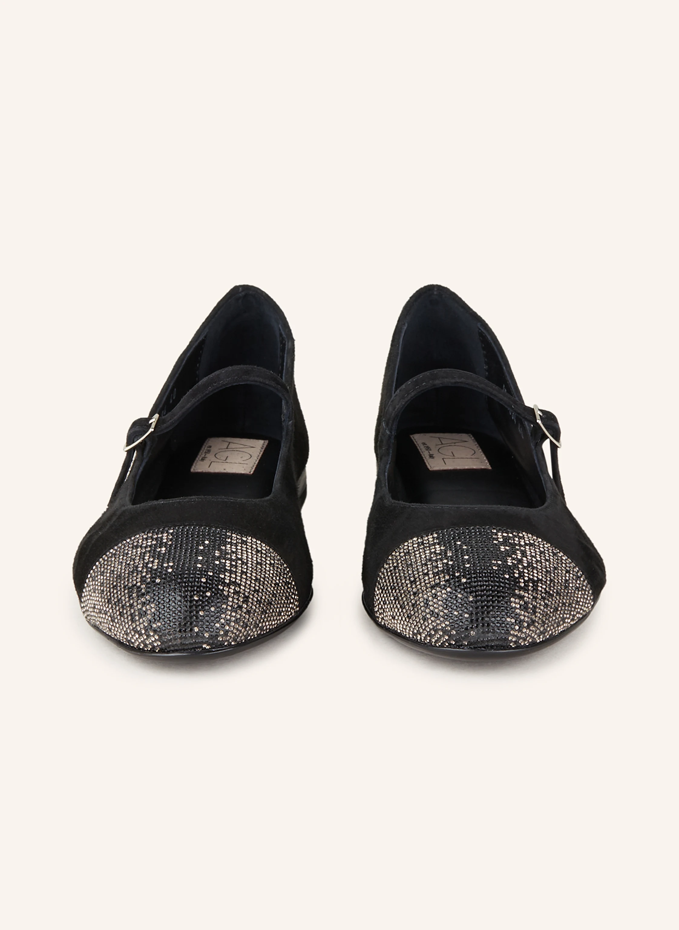 AGL Mary-Jane-Ballerinas MILLY mit Schmucksteinen