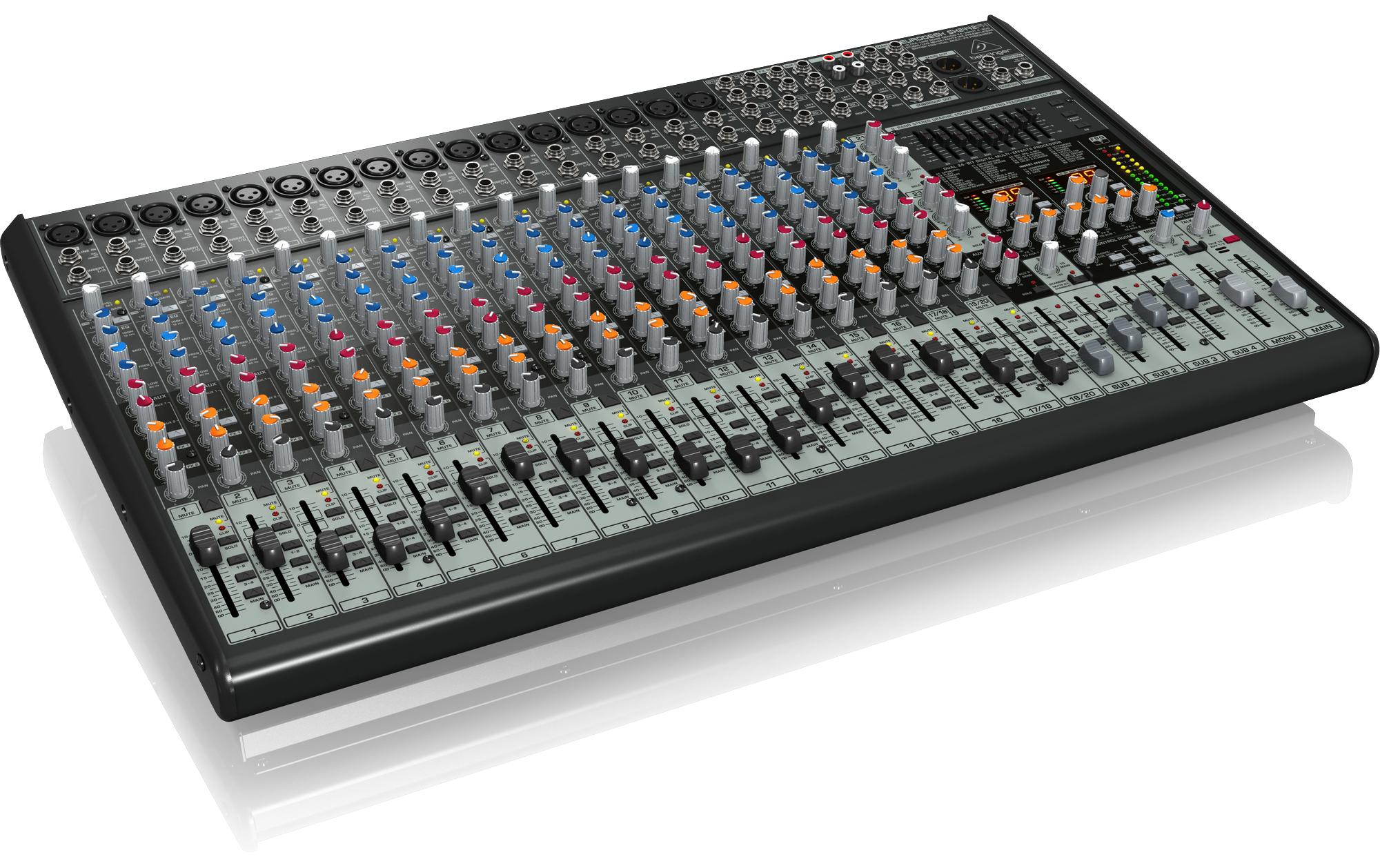 Mischpult Eurodesk SX2442FX<br>Mischpult mit Rückkopplungs-Erkennungssystem