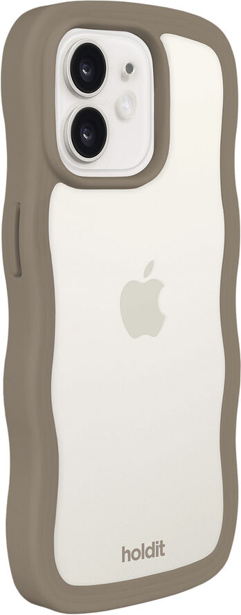 HoldIt Wavy Case iPhone 12/12 Pro Lysebrun