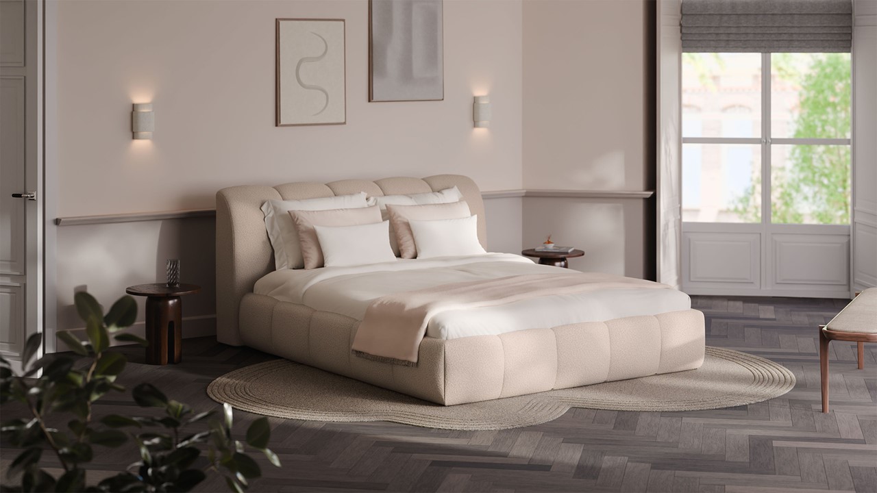 Bed Dune - Warm wool beige