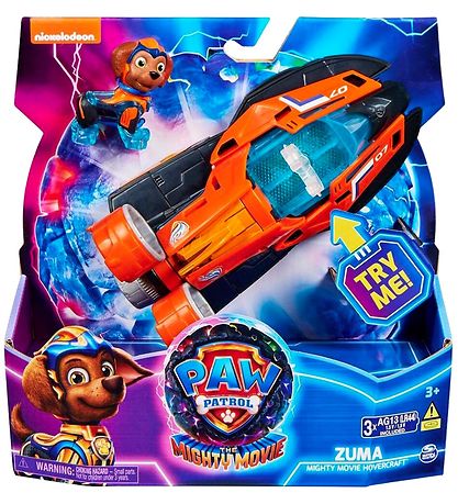 Paw Patrol Leget?jsb?d m. Lyd/Lys - 18 cm - Movie 2 - Zuma Might