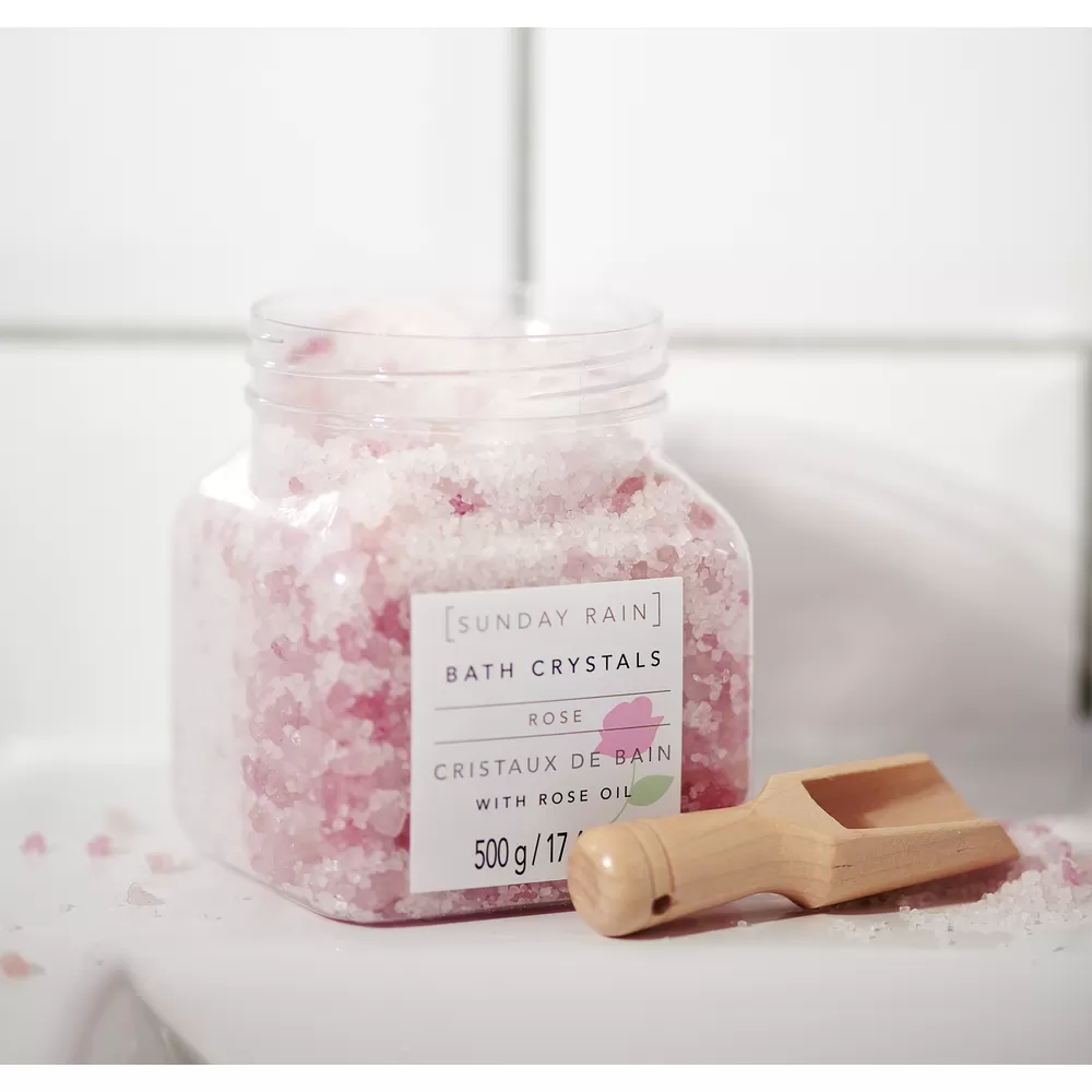 Sunday Rain Rose Bath Crystals - 500 gr.