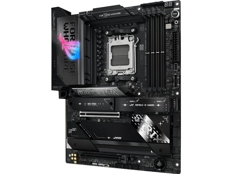 ASUS ROG Mainboard Strix X870E-E Gaming WIFI Gaming ATX-Mainboard mit X870E-Chipsatz und WLAN