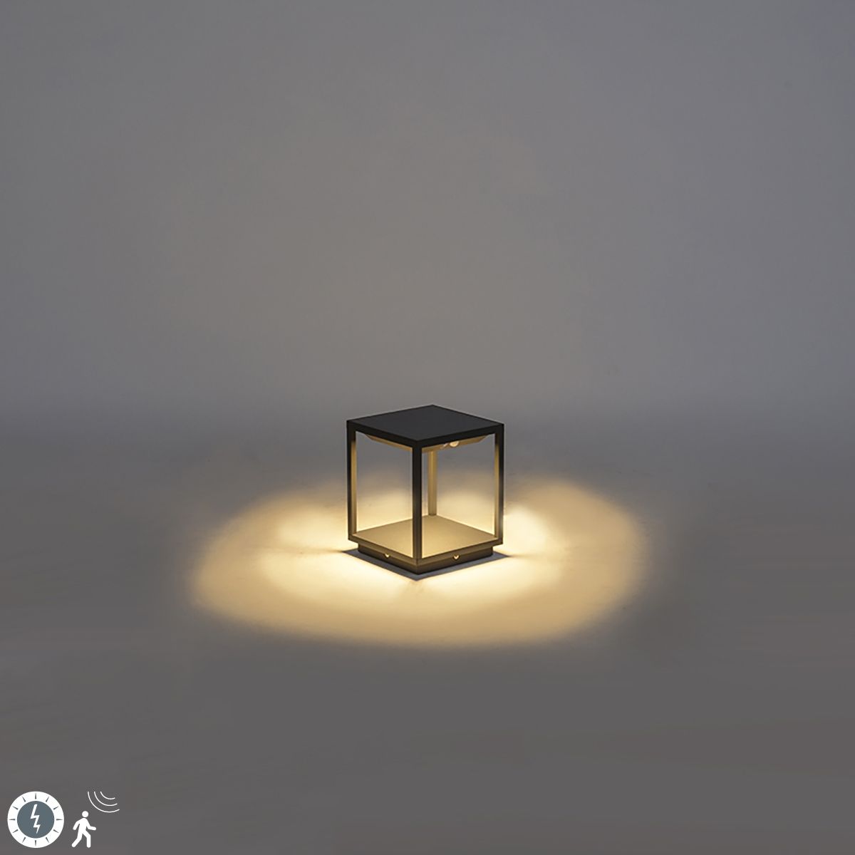 Buiten vloerlamp incl. solar, bewegingsmelder en schemerschakelaar - Volendam