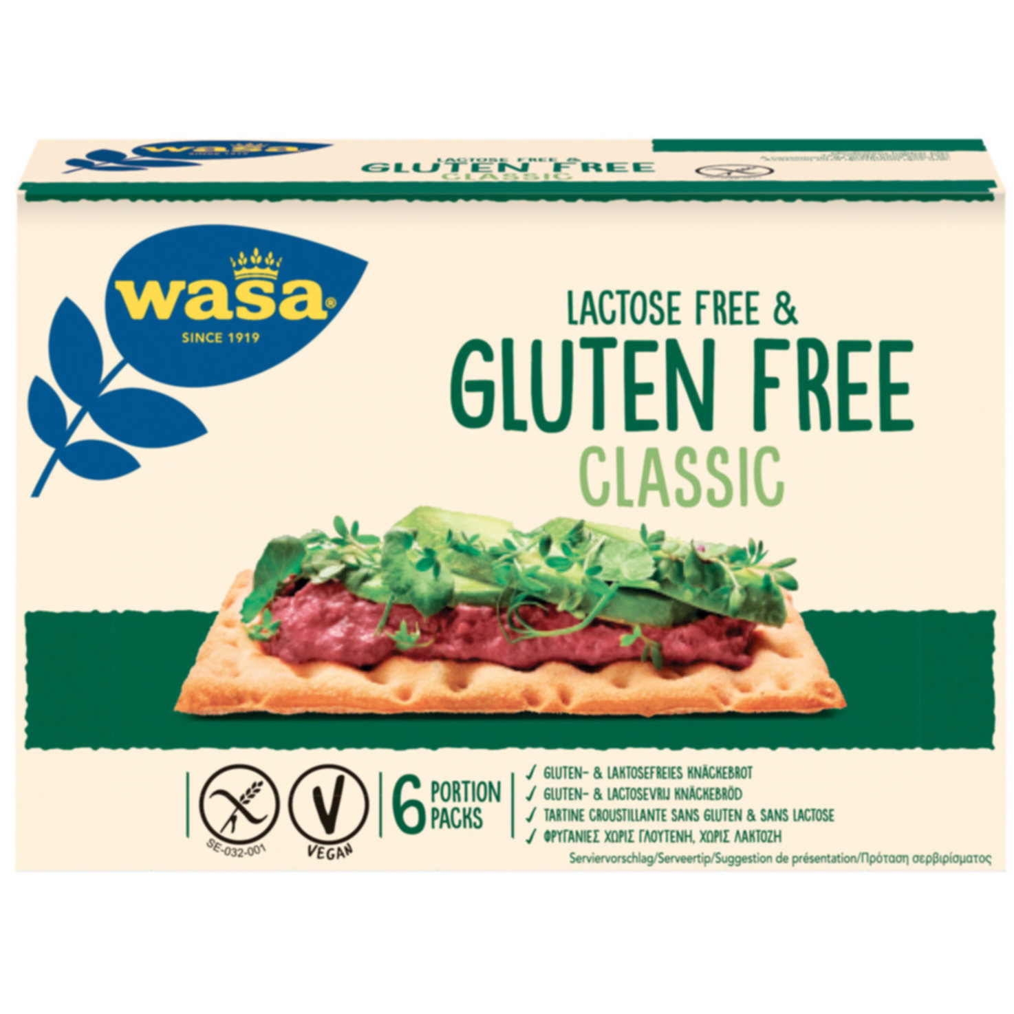 Wasa Knäckebrot glutenfrei