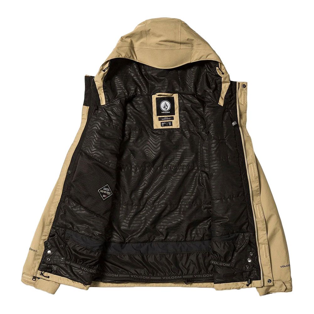 Volcom DUA INS GORE - Veste ski Homme dark khaki