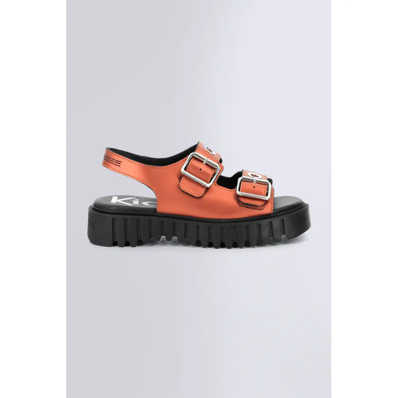 Kick falk Bronze cuivre SANDALES Cuir Femme