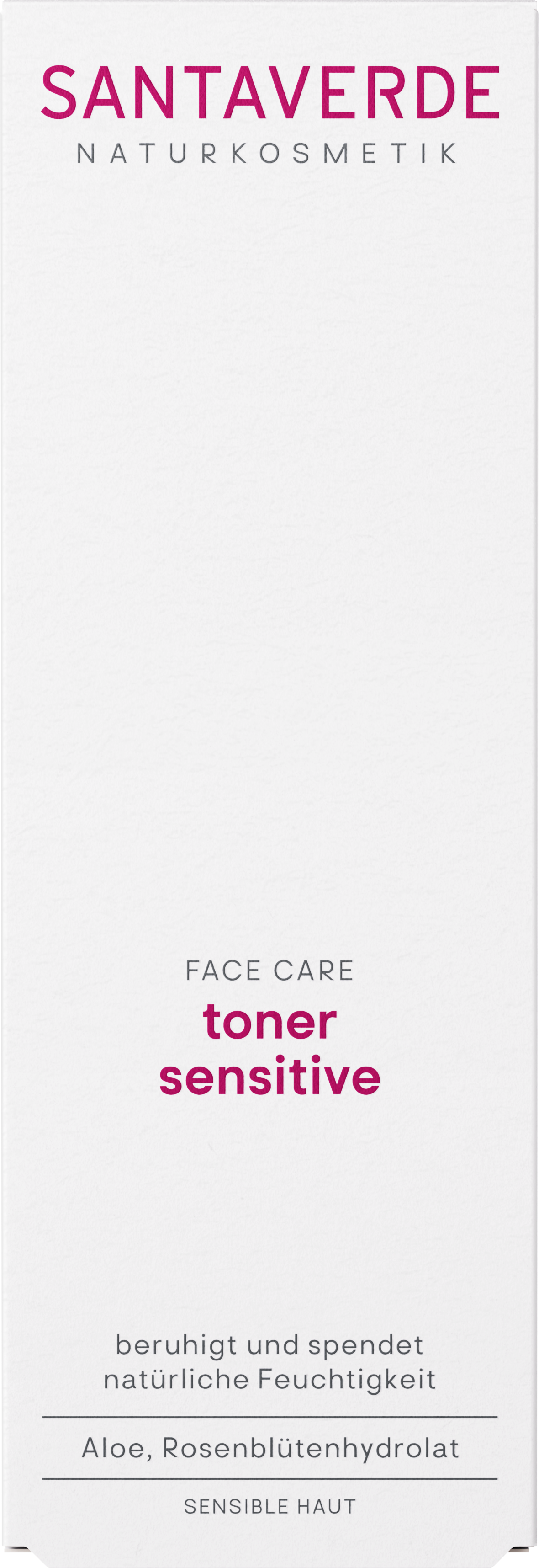 SANTAVERDE  FACE CARE toner sensitive, 100 ml