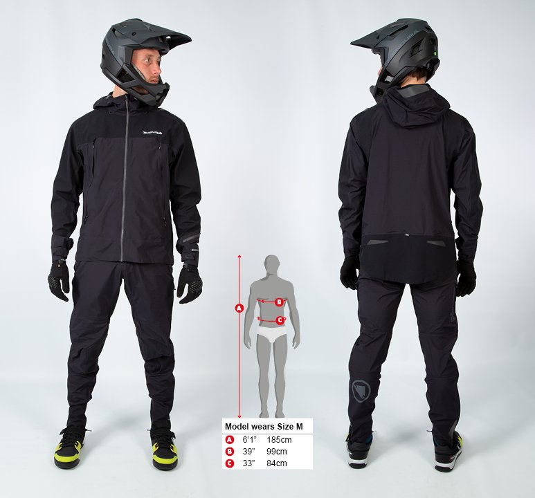Endura MT500 II Vandtæt jakke Sort