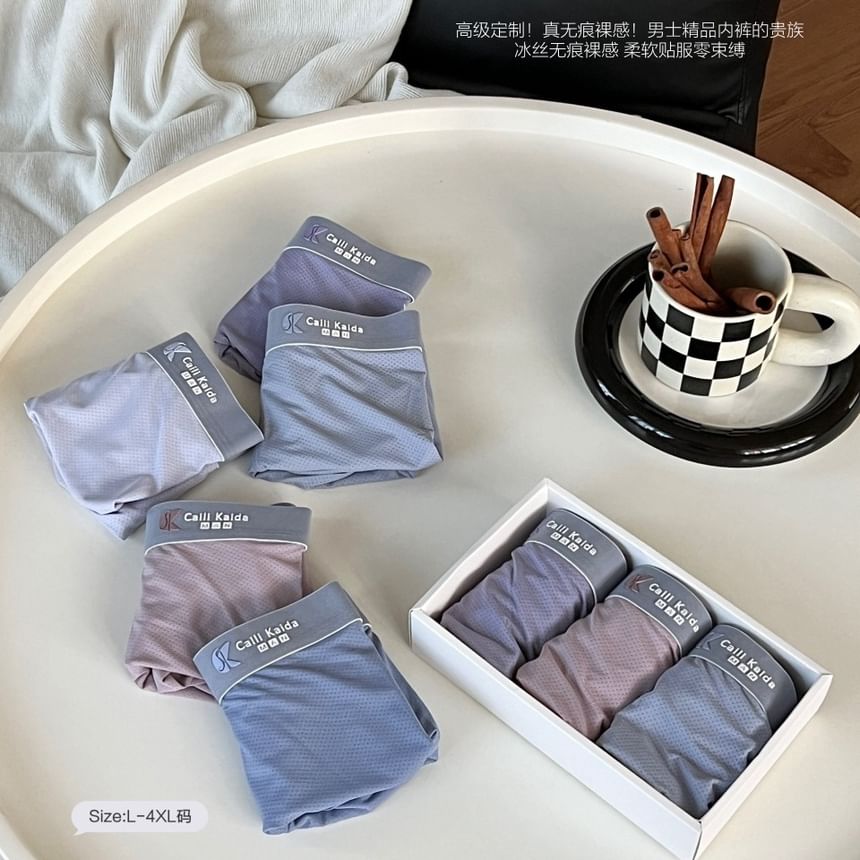 Yunlela - Set van 3: Boxershorts met letters