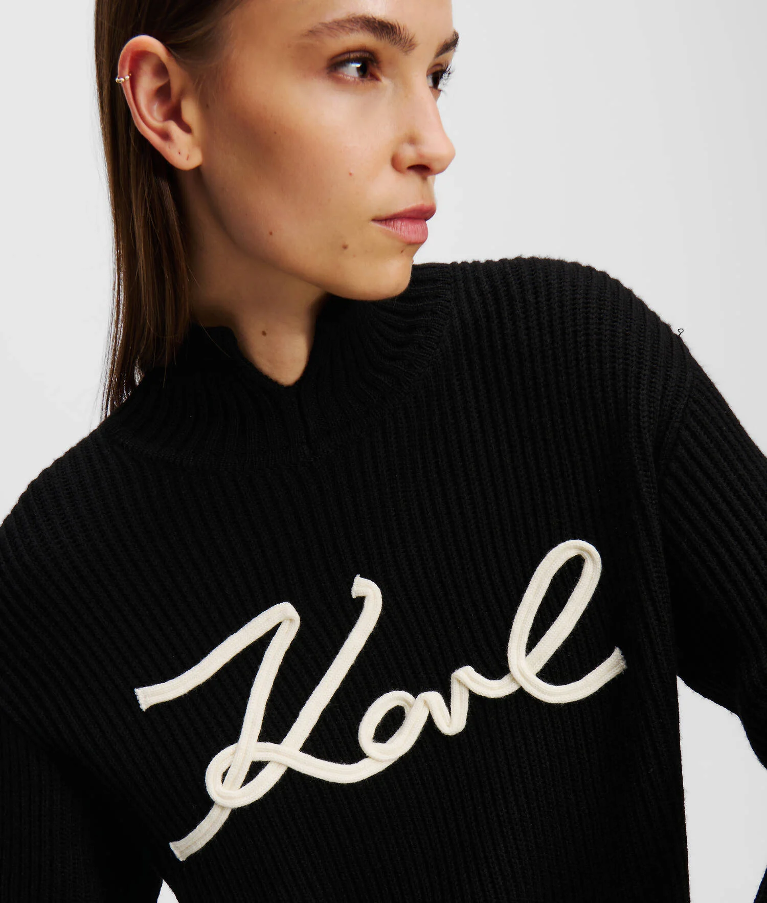 PULL À SOUTACHE KARL SIGNATURE