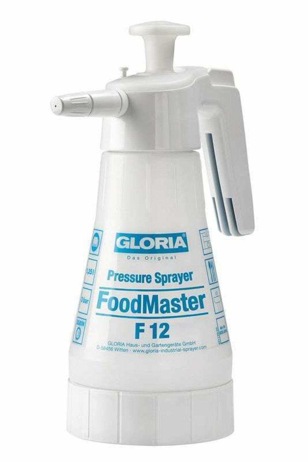 Pulvérisateur à pression cleanmaster food f12 - 1,25 l
