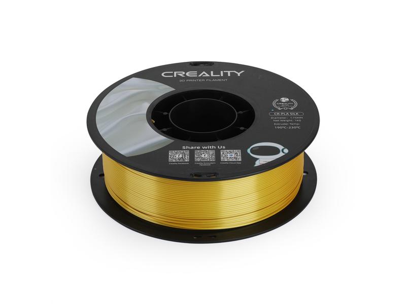 Creality Filament PLA, Silk Gold, 1.75 mm, 1 kg 1.75 mm PLA Filament für 3D Drucker