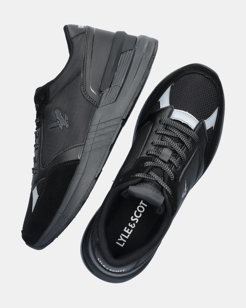 Lyle & Scott Bennachie Lage sneakers  - zwart