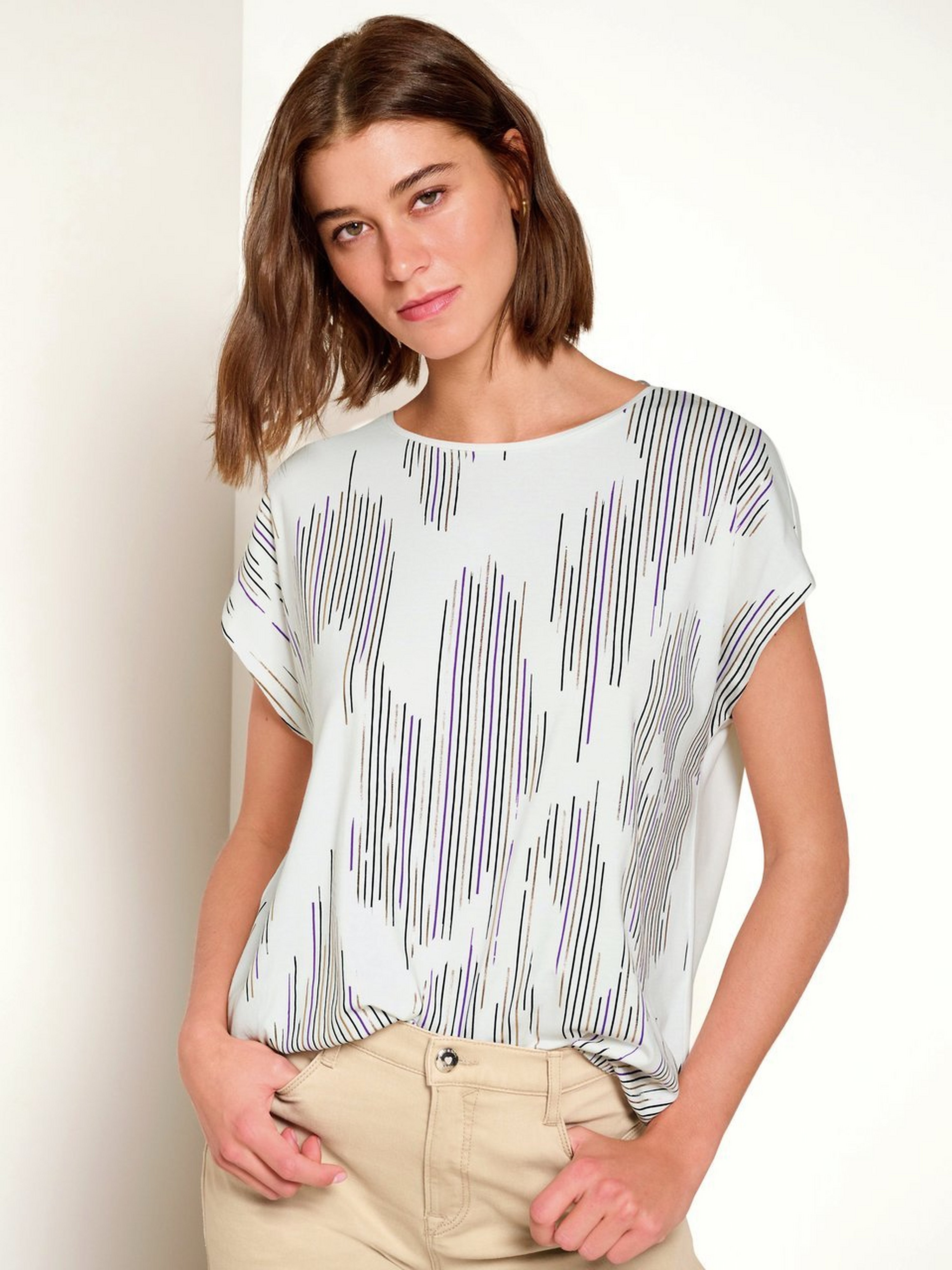 Rundhals-Shirt