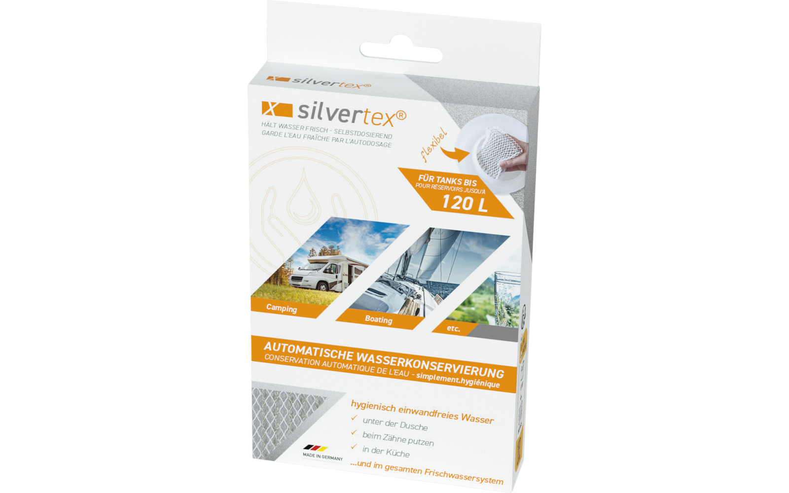 Silvertex Trinkwasserkonservierung für Tanks bis 25 Liter
