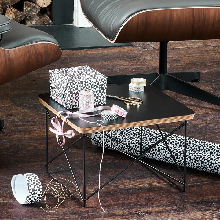 Vitra - Eames Occasional Table LTR, Linoleum jade / sea foam green