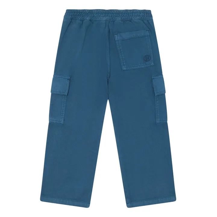 SMALLABLE BASICS Pantalon Cargo Garçon Denim | Océan