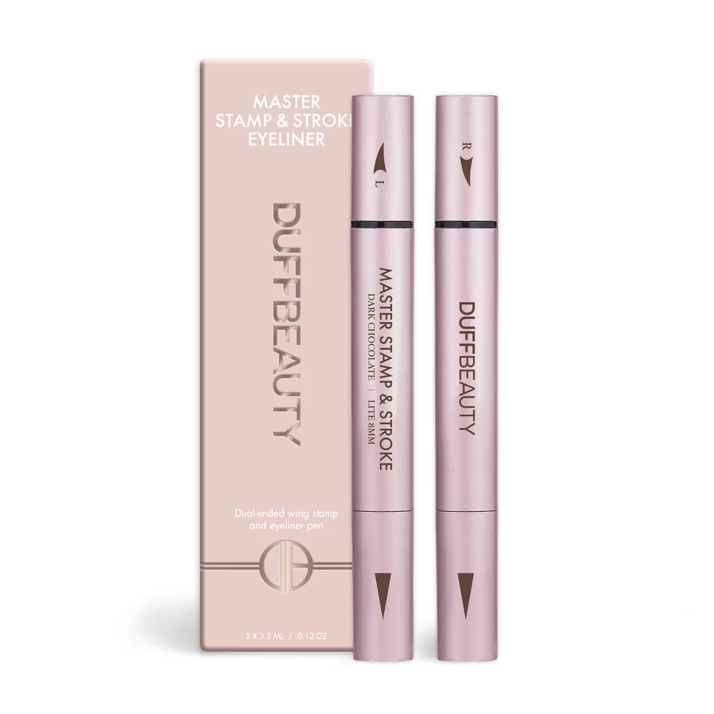 DUFFBEAUTY Master Stamp & Stroke Eyeliner 8 mm - Dark Chocolate